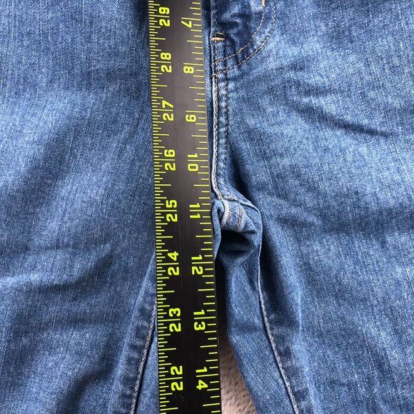 Levis Womens Jeans Size 29 Mile High Super Skinny Leg Ankle Blue Denim Casual - Picture 6 of 14